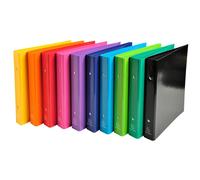 EXACOMPTA Classeur 17x22 2anneaux 25mm Iderama - Couleurs assorties