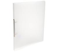 Exacompta - Réf. 54169E - 1 Classeur souple PP translucide Chromaline - 2 anneaux ronds diamètre 15 mm - Dos 20 mm - Dimensions extérieures : 32 x 25 cm - Format à classer A4 - 5 couleurs aléatoires