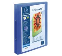 EXACOMPTA Classeur 2 anneaux 30mm polypropylène chromaline 10/10e Krea Cover - A4 maxi - Couleurs assorties