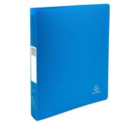 EXACOMPTA Classeur 2 anneaux 30mm polypropylène OPAK rigide 10/10e - A4 Maxi. - Bleu clair