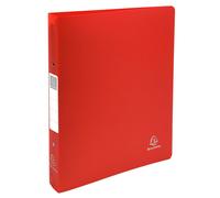 EXACOMPTA Classeur 2 anneaux 30mm polypropylène OPAK rigide 10/10e - A4 Maxi. - Rouge