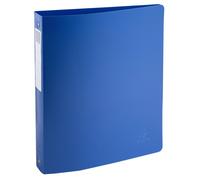 EXACOMPTA Classeur 4 anneaux 30mm polypropylène recy eeBlue - A4 Maxi - Bleu marine