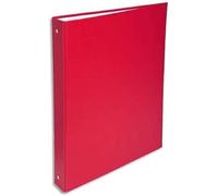 EXACOMPTA Classeur 4 anneaux de 30 mm, en polypropylène, dos de 4 cm, rouge