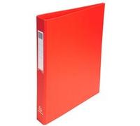 EXACOMPTA Classeur à anneaux, PP, 4 anneaux, A4, rouge G