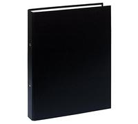 Exacompta Classeur 2 anneaux carton plastifié A4 dos 4 cm Noir
