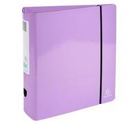 EXACOMPTA - Réf. 53768E - 1 Classeur à levier gamme Aquarel - dos arrondi 80 mm - format extérieur 320x300 mm - format à classer A4 - couleur Aquarel mauve