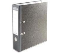 EXACOMPTA Classeur à levier en carton gris avec perforateur dos 70mm