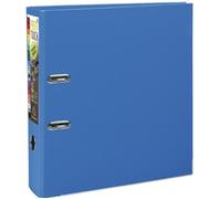 EXACOMPTA - Classeur à levier extra large - Dos 80mm -24,2 x 29,7 - Rembordé polypropylène - Bleu