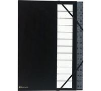 EXACOMPTA Classeur à levier Ordonator A4 32 compartiments 1-32 noir