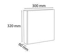 EXACOMPTA Classeur à levier polypropylène soudé KreaCover dos 60mm mécanique 50mm - A4 Maxi - Blanc