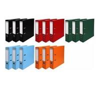 Exacompta - Réf. 918405SE - Lot de 3 classeurs à levier - dos de 80mm - format à classer A4 - extérieur en polypropylène / intérieur en papier - vert foncé