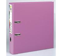 EXACOMPTA Classeur à levier Prem'Touch intérieur et extérieur en polypropylène - Dos 80mm - A4 maxi. - Rose
