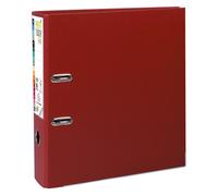 Exacompta Classeur à levier Prem'Touch Polypro int./ext Dos 80 mm renforcé A4 maxi Bordeaux