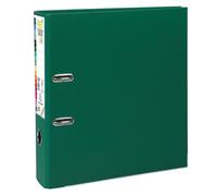 Exacompta - Réf. 53353E - 1 classeur à levier A4 MAXI Prem'Touch - Dos de 80 mm - Mécanique 80 mm - Dimensions extérieures : 32 x 30 x 8 cm - Format à classer A4 Maxi - Coloris :Vert foncé