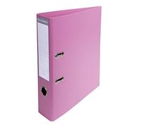 Exacompta Classeur à levier A4 PVC – dos de 70 mm – Rose