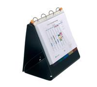 Exacompta Classeur de présentation 4 anneaux Exashow Exactive - Polypropylène - Noir