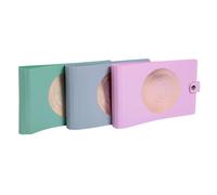 EXACOMPTA Classeur pour fiches bristol 2 anneaux 30mm PP recyclé Ellipse - Couleurs assorties