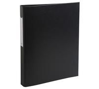 EXACOMPTA Classeur à anneaux, PP, 2 anneaux, A4, noir