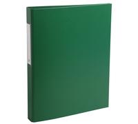 EXACOMPTA Classeur rembordé polypropylène 2 anneaux ronds de 25mm sur 3eme de couverture - Vert