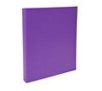 Exacompta Classeur rembordé polypropylène A4 4 anneaux 30 mm Violet
