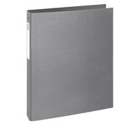 EXACOMPTA Classeur rigide 4 anneaux 30mm Teksto - A4 - Gris