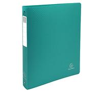Exacompta Classeur 4 anneaux 30 mm OPAK rigide 10/10e Polypropylène A4 Maxi Vert foncé
