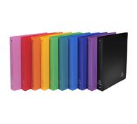 Exacompta Classeur souple 4 anneaux 30 mm A4 Opak - Polypropylène - Dos 4 cm - Assortis