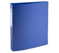 Exacompta Classeur souple 4 anneaux 30 mm BeeBlue A4 polypro recyclé - Dos 2 cm - Bleu