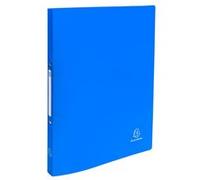 Exacompta - réf. 54192E - 1 Classeur souple avec étiquette OPAK - 2 anneaux ronds diamètre 15 mm - Dos 20 mm - Dimensions extérieures : 32 x 25 cm - Format à classer A4 - Coloris : bleu clair