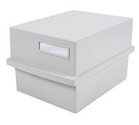 Exacompta Classic Bac à fiches 24 x 17,60 x 14,30 cm Gris Lumière