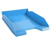 Exacompta Corbeille à Courrier Combo Midi Bleu Turquoise Glossy