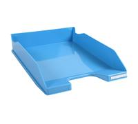 EXACOMPTA Corbeille à courrier Combo Midi Iderama – A4+ 34×25×6,5 cm 500 feuilles Turquoise brillant