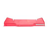 EXACOMPTA Corbeille à courrier Combo Midi transparent - Rouge carmin brillant