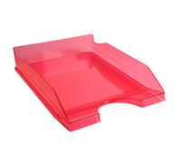 EXACOMPTA Corbeille à courrier Ecotray Linicolor - Framboise