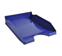 Exacompta - Réf. 123104D - 1 corbeille à courrier - 34,5 x 25,5 x 6.5 cm - bleu nuit