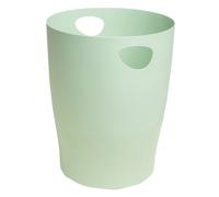 Exacompta Corbeille à papier 15 L Ecobin Autentik recyclée - Design scandinave - Vert sauge