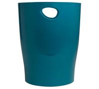 EXACOMPTA Corbeille à papier Ecobin Neo Deco - Bleu canard