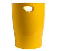Exacompta Corbeille à papier ECOBIN BeeBlue avec poignées 15 L – 26,3×26,3×33,5 cm – safran