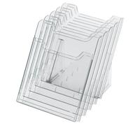 EXACOMPTA Distributeur de prospectus 5 compartiments A4 - Cristal