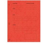 EXACOMPTA Dossiers de plaidoirie 'Pour / Contre', rouge G