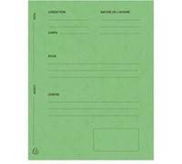 EXACOMPTA Dossiers de plaidoirie 'Pour / Contre', vert G