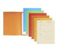 Exacompta Dossiers de plaidoirie pré-imprimés en carte lustrée coloris assortis - Lot de 25
