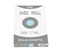 Exacompta Etui 100 F. Bristol Azur 74/105 5x5