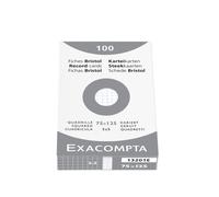 Exacompta Etui 100 F. Bristol Blanc 75/125 5x5