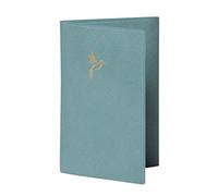 Exacompta - Etui carte grise Elise 3 rabats 8,5x13,2cm- Bleu