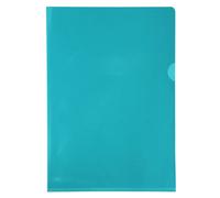 EXACOMPTA Etui carton de 100 pochettes coin PVC lisse haute résistance 13/100e - A4 - Vert