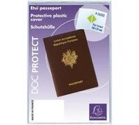 Exacompta : Etui de Protection 2 Volets Passeport Format 9 x 12.5 cm G