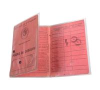 EXACOMPTA Etui de protection 3 volets PVC lisse 20/100e - Cristal