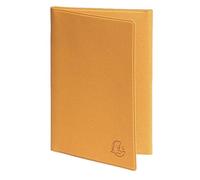 Exacompta - 5105218E - Etui Denim pour carte grise - 3 rabats plastifiés - 8,5 x 13,2 cm - Coloris moutarde