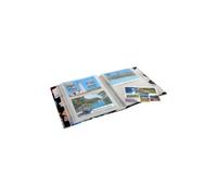 Exacompta exacompta album pour 200 cartes postales, 200 x 255 mm noir